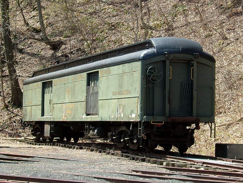 Photo of An Old Baggage Car