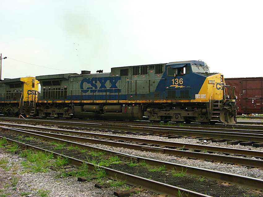 Photo of CSX #136 With New Lettering?