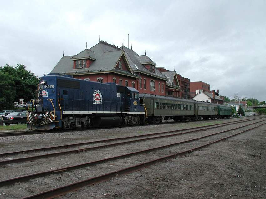 Photo of Passumpsic Rambler Excursion Train in St. Johnsbury