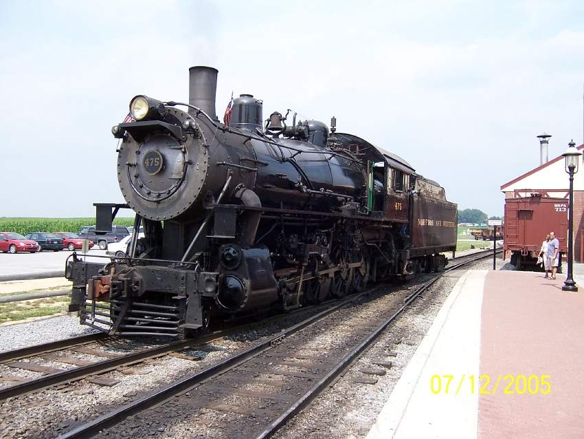 Photo of N&W 475 returning from a trip