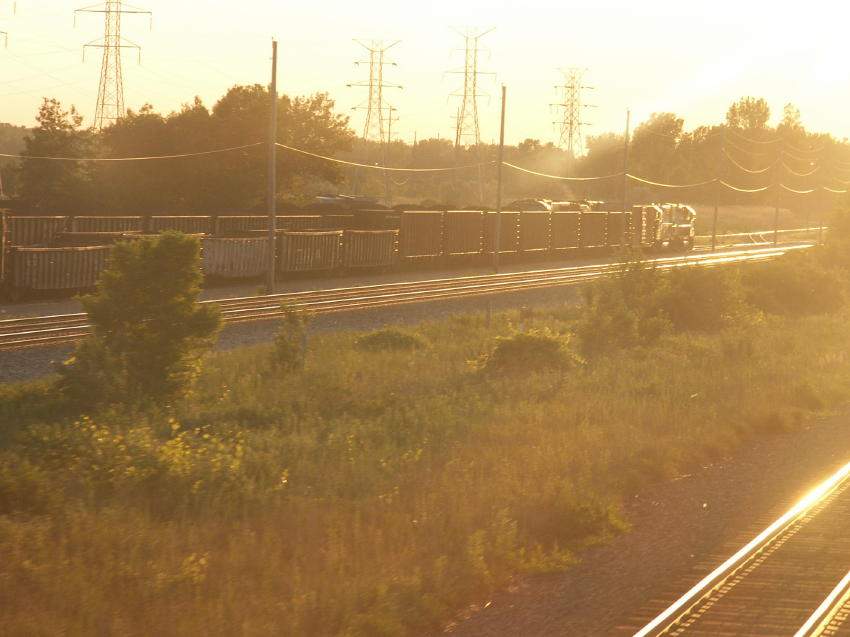 Photo of NS - Evening Departure from Chicago on the Capitol Ltd.
