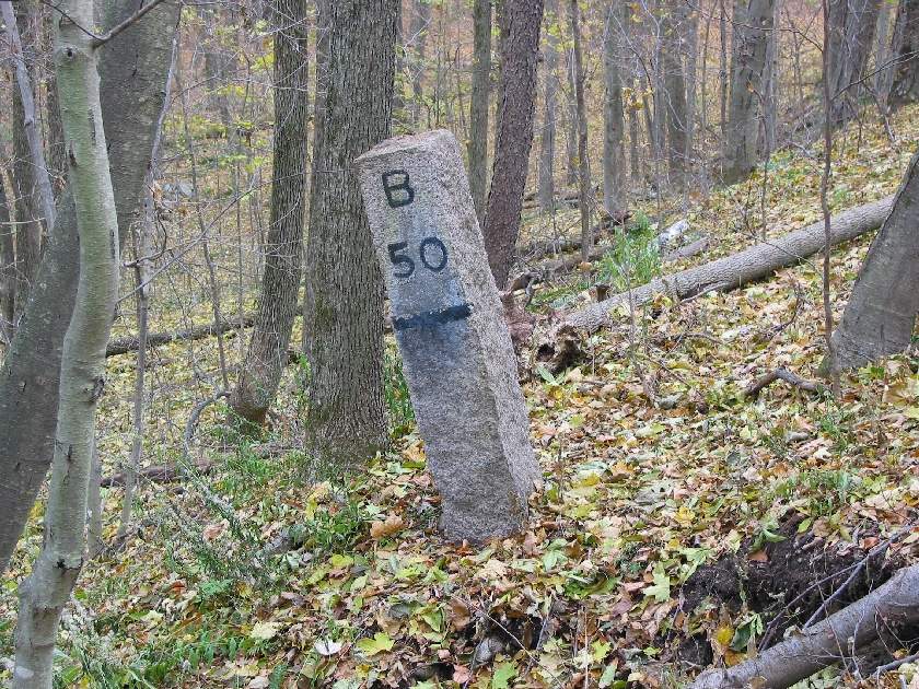 Photo of Mile Post B50-N54, B&M Central Mass. Branch