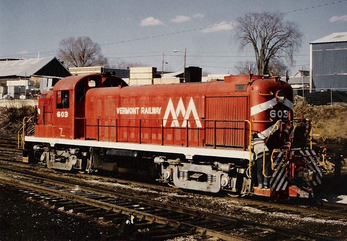 Photo of Vermont Railway RS-3 working in Rutland, VT