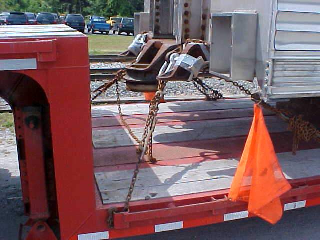 Photo of  C CAR CHAINED IN PLACE