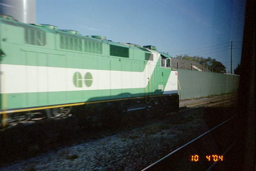 Photo of Outbound GO train