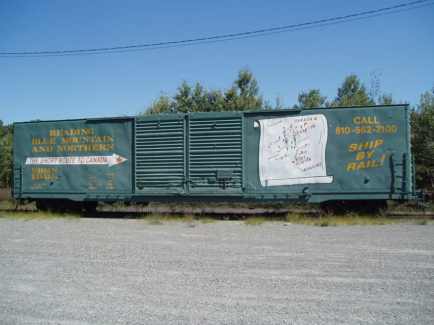 Photo of Reading and Northern Box Car - Jim Thorpe, PA.