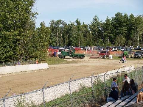 Photo of Here's a wide shot of a Lombard Hauler near the Tractor Pull Track Clinton, ME.