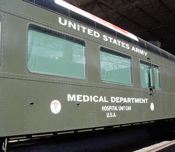Photo of WWII medical car #1