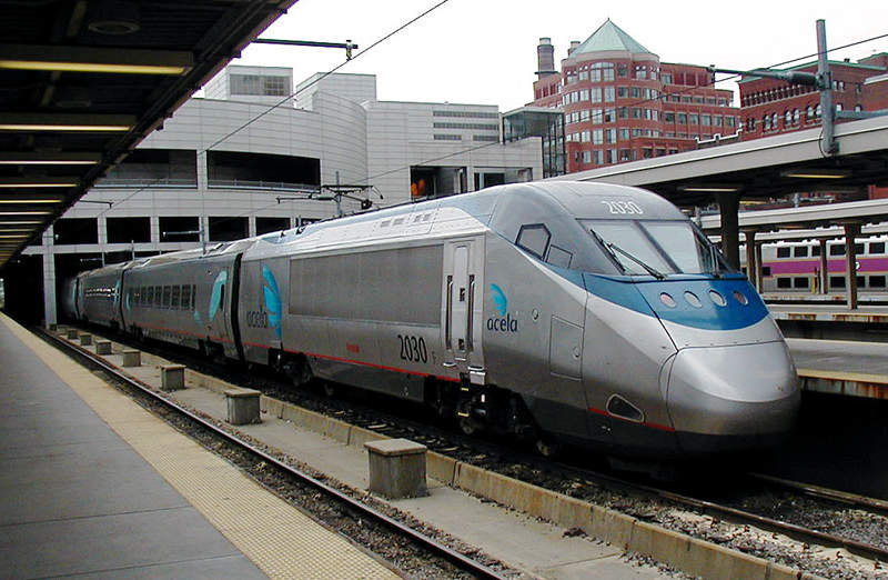 Photo of Acela 2030 awaiting departure in South Station
