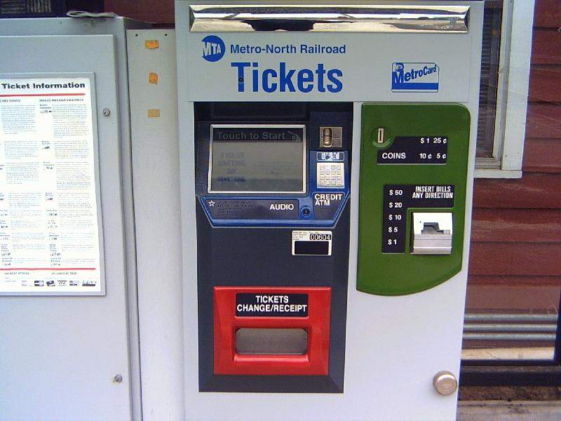 Photo of MNCR Ticket Machine