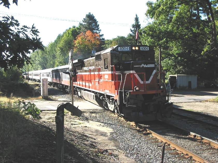 Photo of P&W Passenger Excursion in Holden, MA.