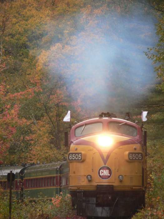 Photo of CSRR #6505 makes smoke during railfan's weekend photo runby
