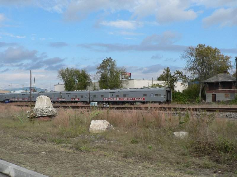 Photo of circus train in manchester nh