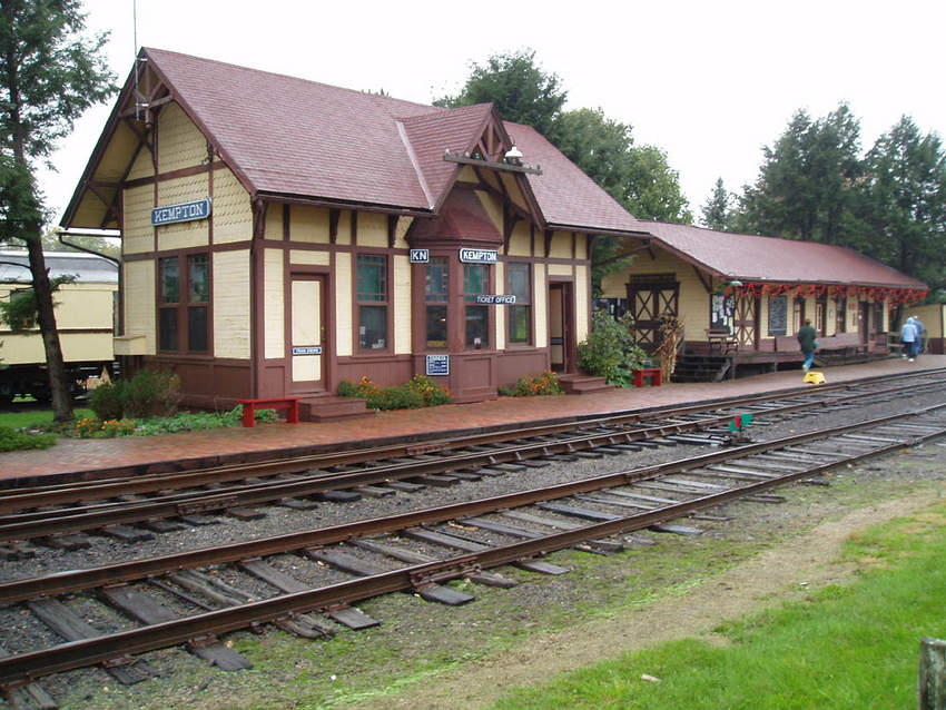 Photo of Wanamaker Kempton & Southern RR Station Kempton Pennsylvania
