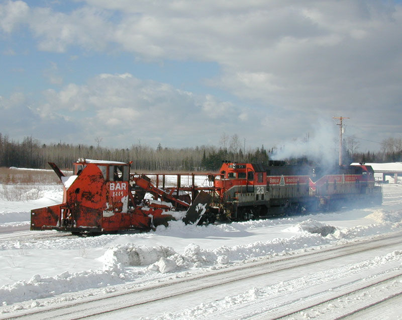 Photo of Ironroad Plow Extra with BAR Spreader spreading the yard at Derby