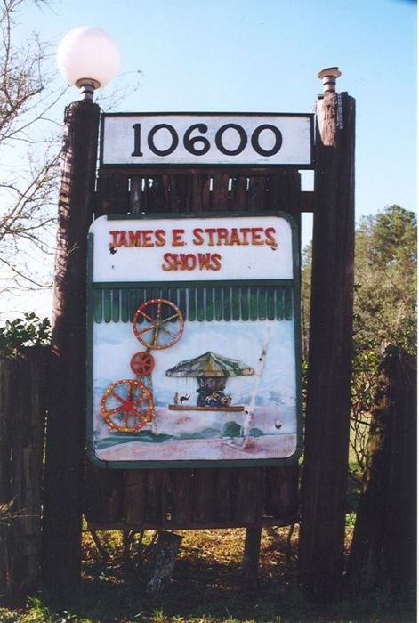 Photo of Entrance to James E Strates shows headquarters