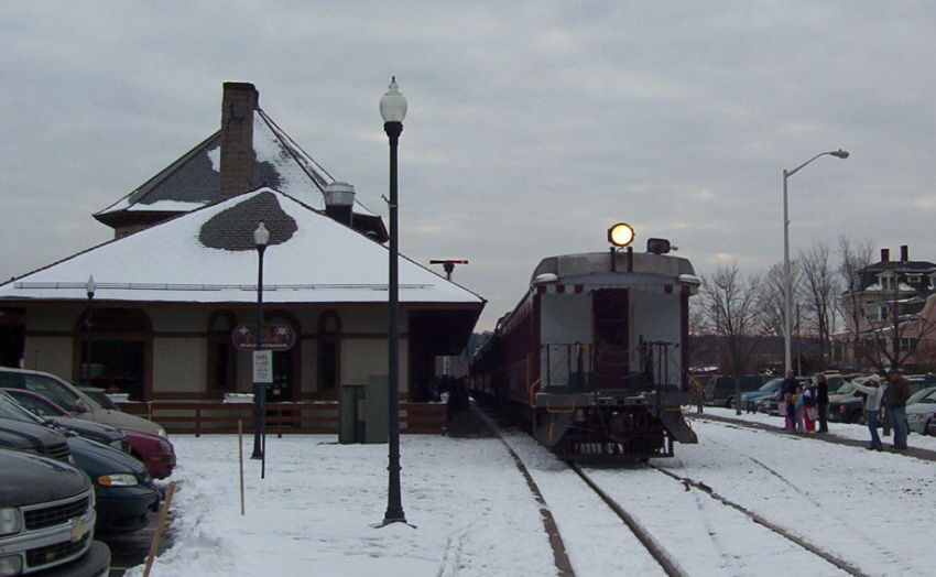 Photo of Laconia NH Santa Fund Train at Station