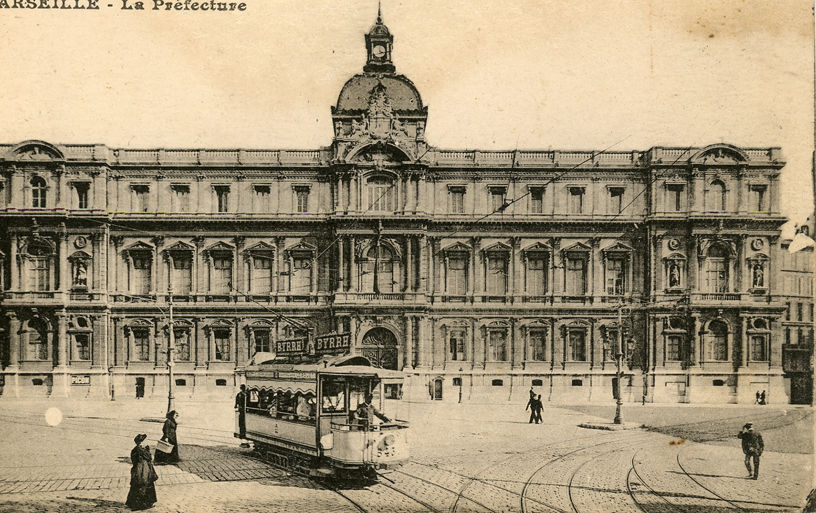 Photo of A French trolley in Marseilles
