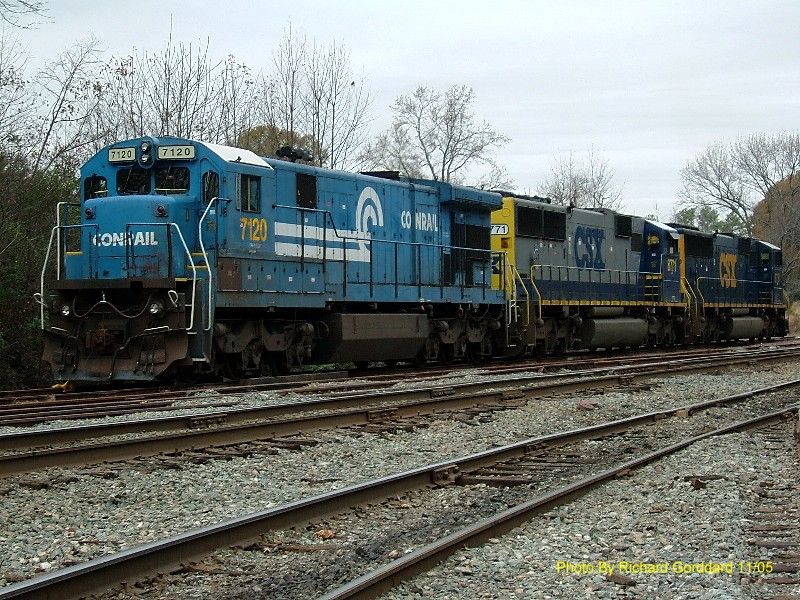 Photo of 3 Different CSX Locomotives