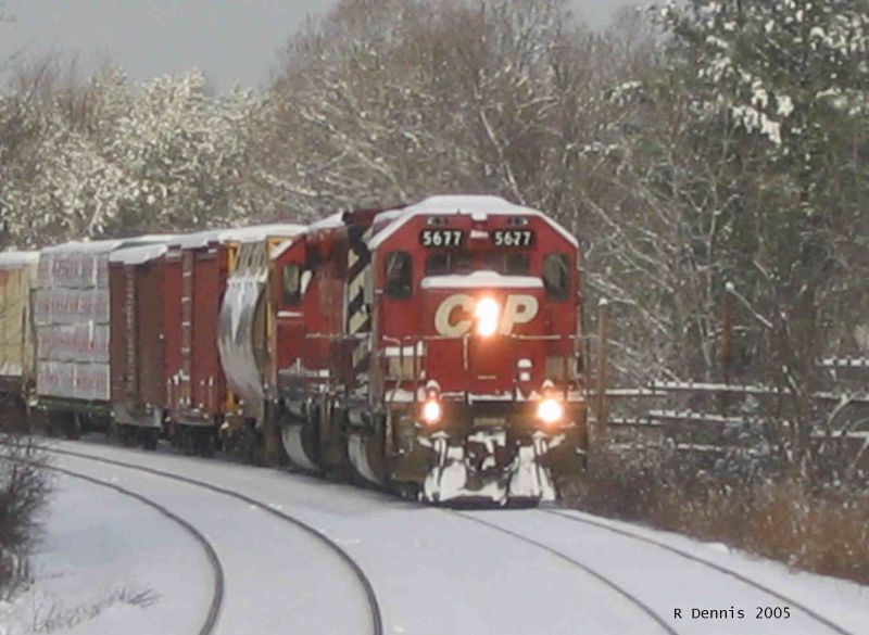 Photo of CP5677, Train 514, Ballston Spa NY