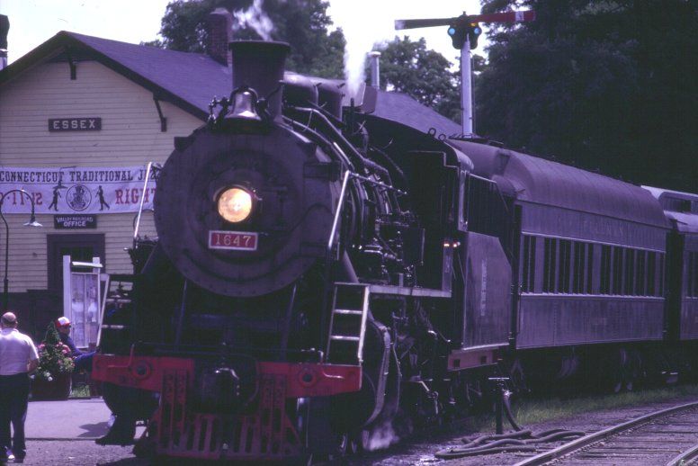 Photo of brand new steam locomotive