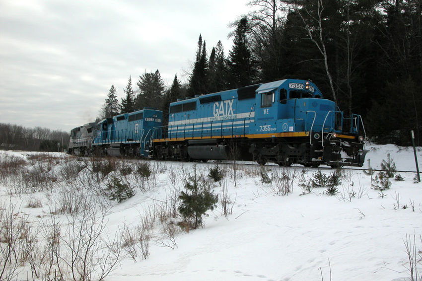 Photo of Brownville Local heading up the KI branch to Brownville Junction