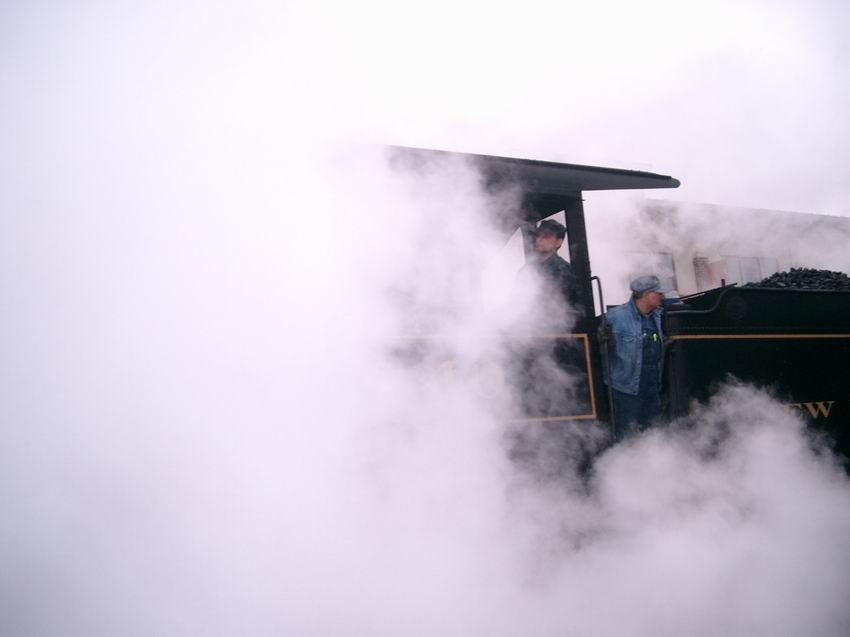 Photo of # 40 steam engine at New Hope, PA.