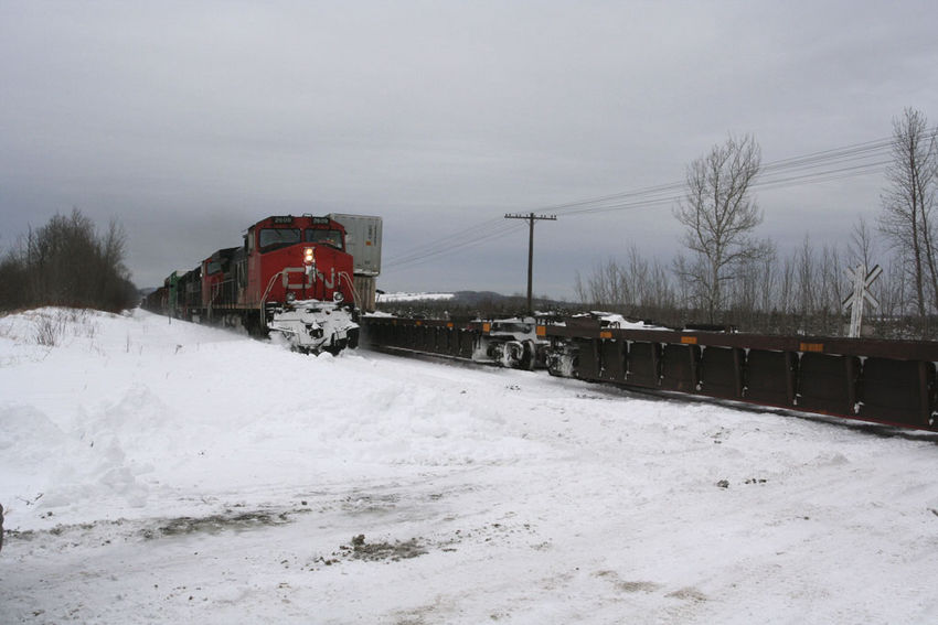 Photo of CN 150 moving further down the line.
