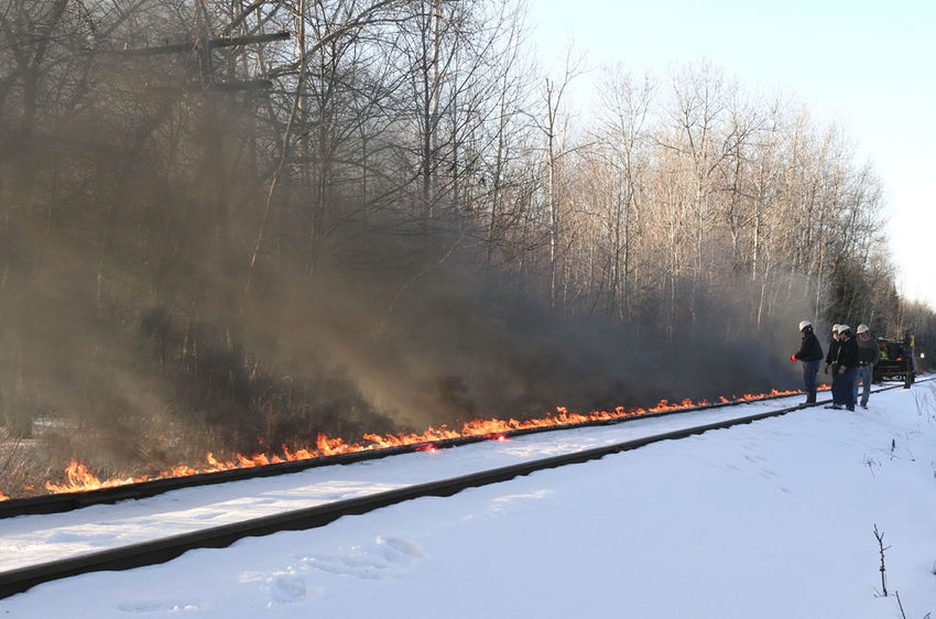 Photo of Rail on fire