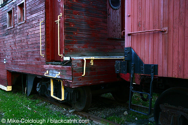 Photo of 1914 wooden plow caboose