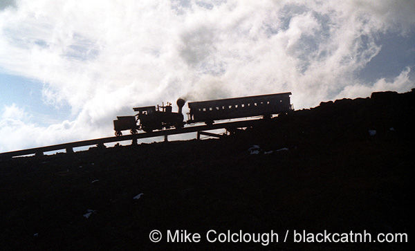 Photo of Cog Train Silhouette