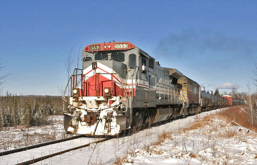 Photo of MMA 203 on the mainline coming into Hermon