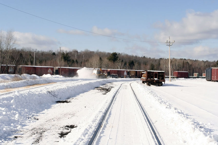 Photo of Snow removal in Brownville Junction Yard