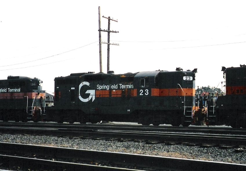 Photo of ST GP-7 #23 stored at East Deerfield