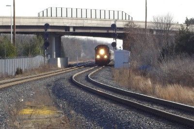 Photo of Train # 169 approaching Newburyport, MA Station