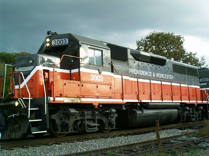 Photo of Providence & Worcester # 3003 in Putnam, Connecticut.