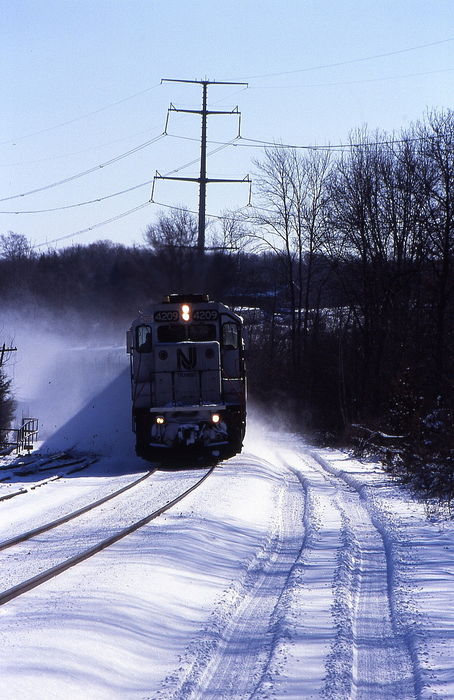 Photo of Metro North train #43 at Campbell Hall NY.
