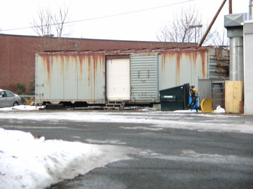 Photo of Old Boxcar along Abandoned New Haven Railroad ROW in Northampton, MA