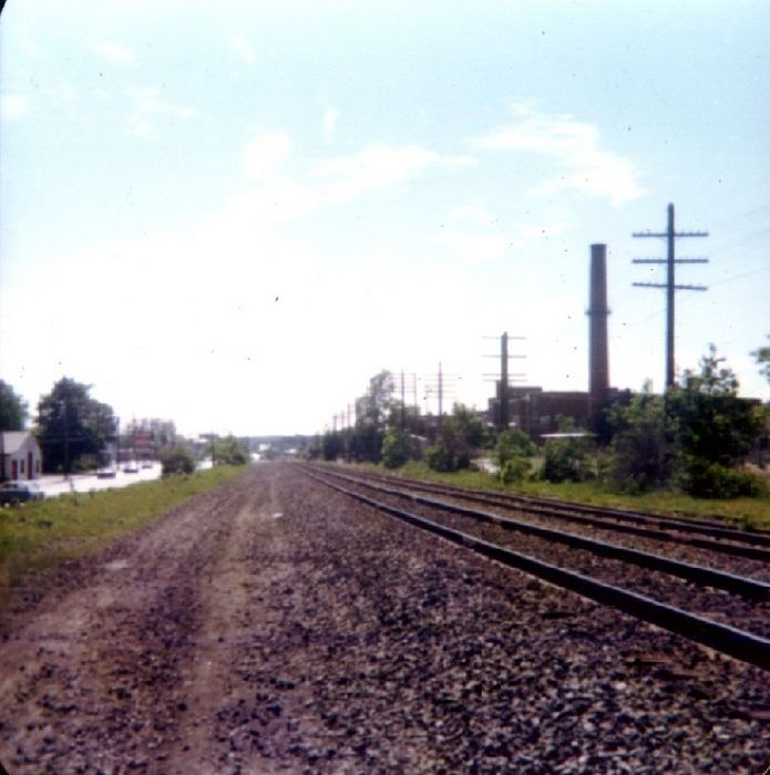 Photo of Main lines and siding in Framingham of the Boston and Albany