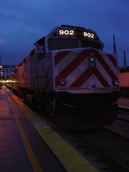 Photo of Number 902 waits in downtown