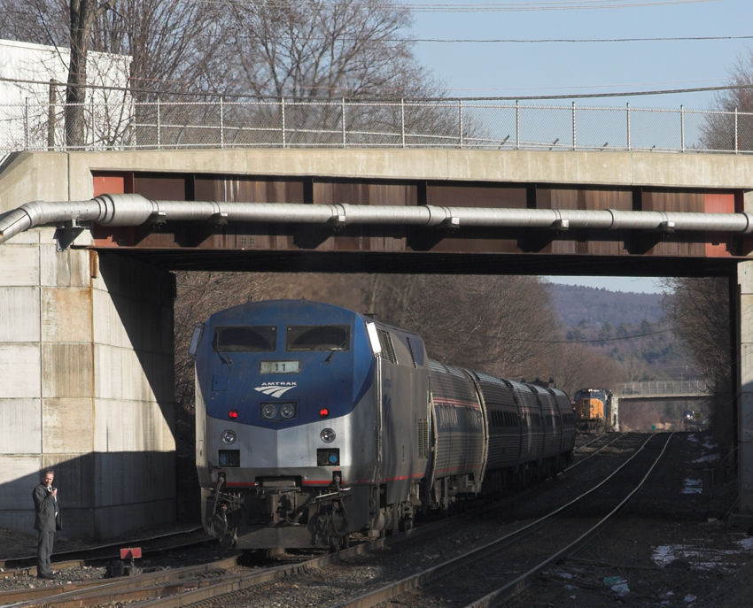 Photo of Amtrak switching