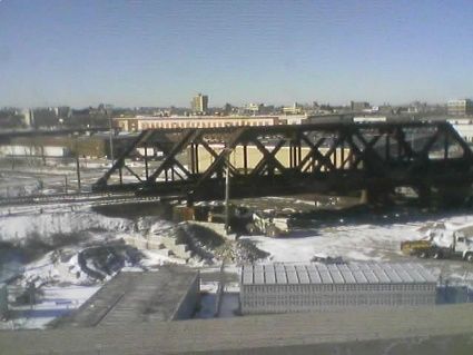 Photo of Bridge Near the MBTA Lines