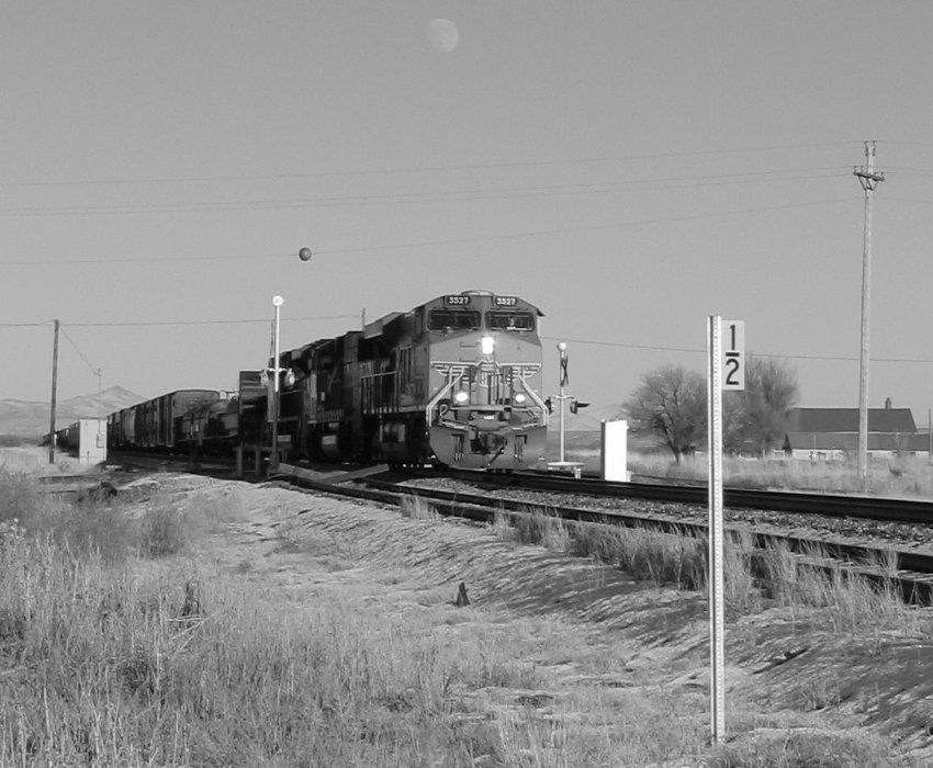 Photo of Union Pacific in Deeth, Nevada.