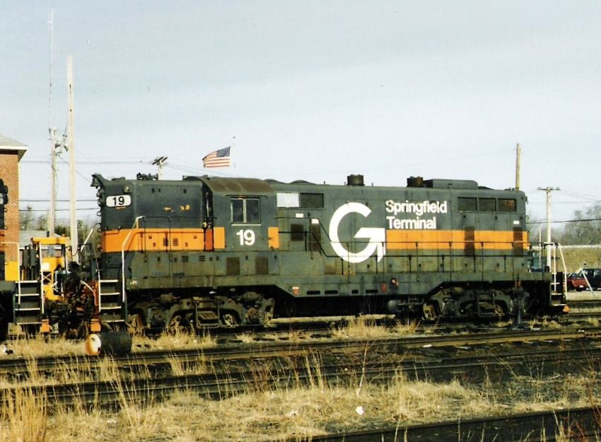 Photo of ST GP7 #19 stored at Rigby