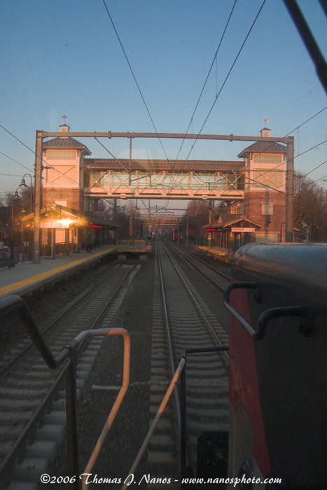 Photo of Guilford, CT station as viewed from Track 2