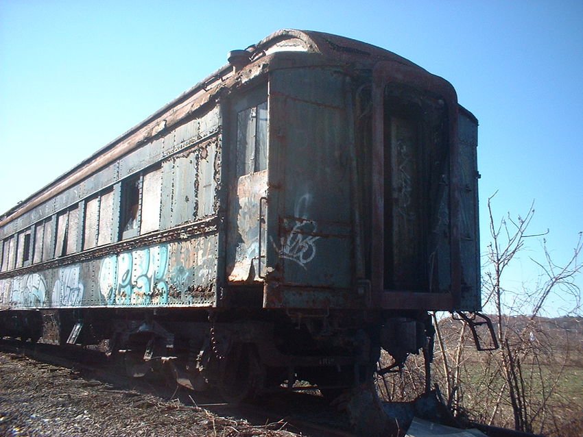 Photo of Ex-Conn. Valley Ex-D&H Ex-NYC Diner Stored at MP 5.45