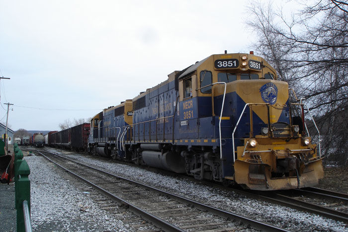 Photo of New England Central power in Palmer Yard