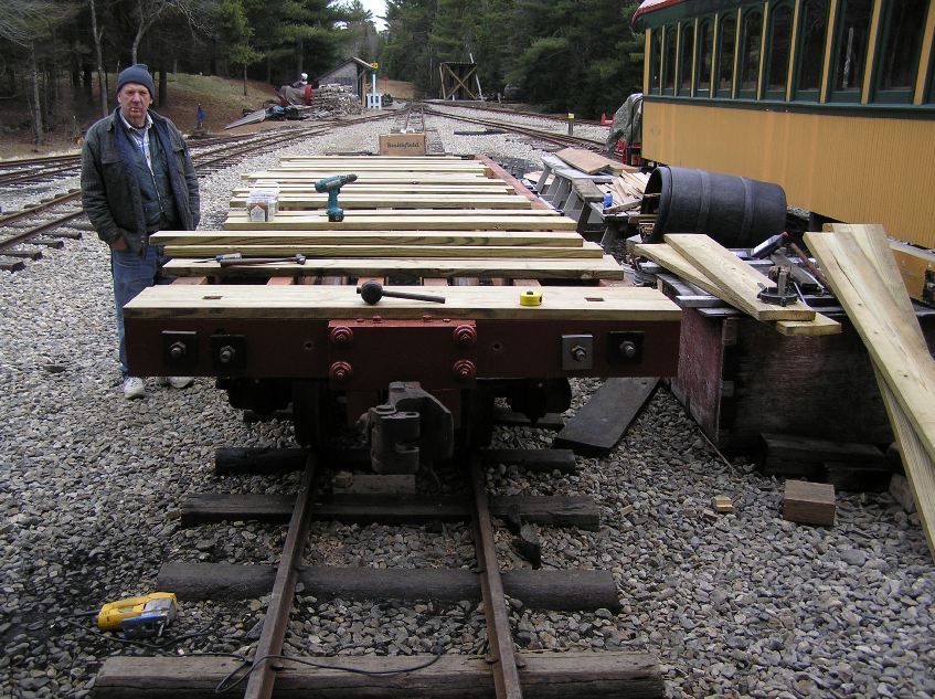Photo of Flat Car 126 Almost Competed