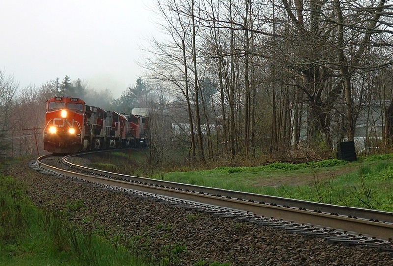 Photo of CN 307 leaving Windsor Junction