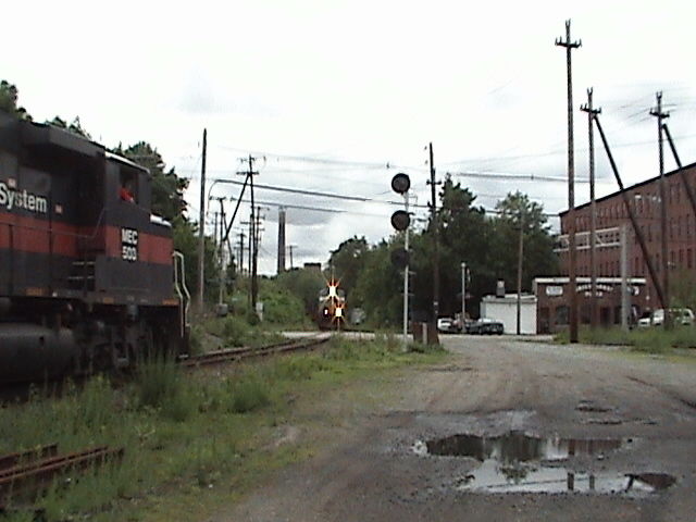 Photo of Bottom Green and the Bow Coal Train @ N. Chelmsford MA